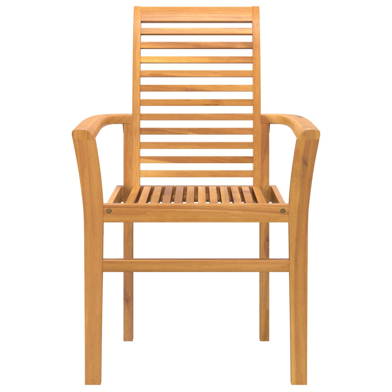 Spisestuestol 4 Pcs Brun 62 X 55 X 94 Cm Massivt Teaktre