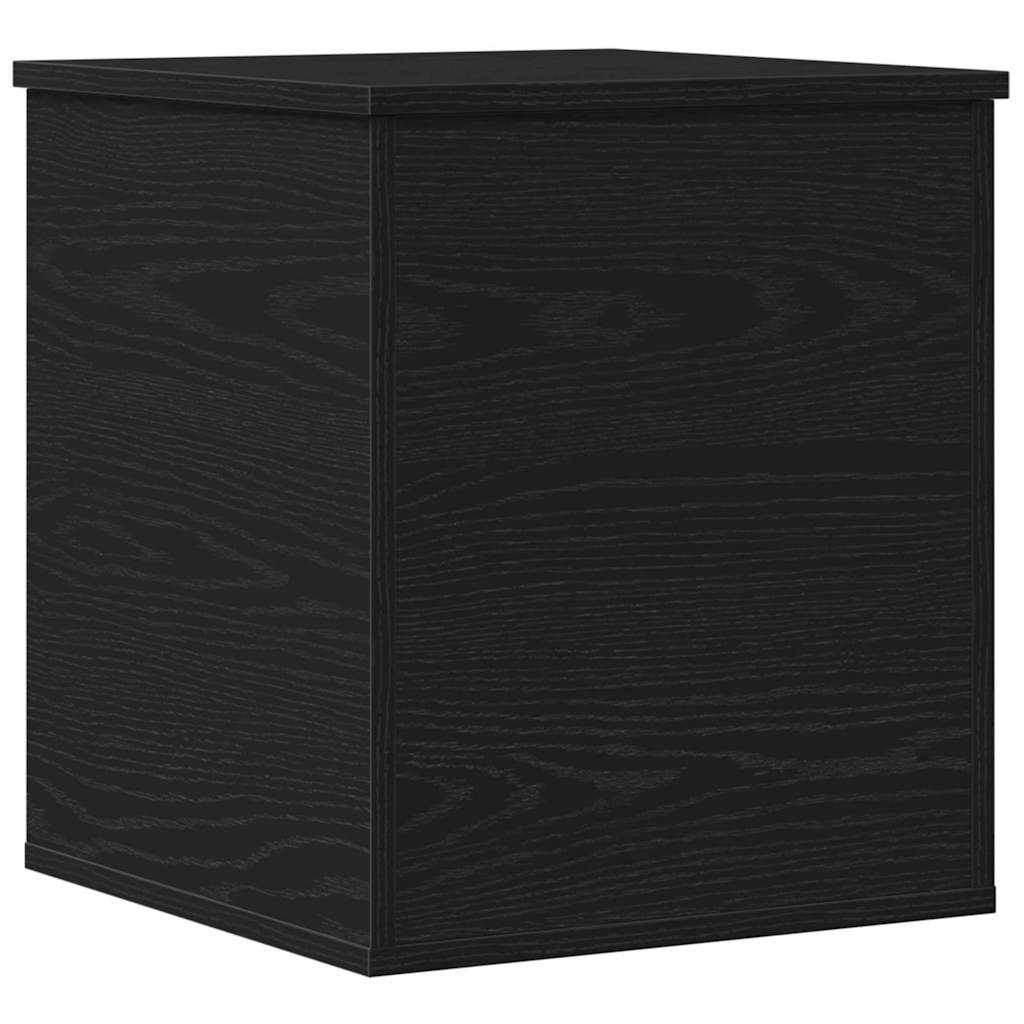 Lagringsboks Svart Eik 40 X 42 X 46 Cm Konstruert Tre