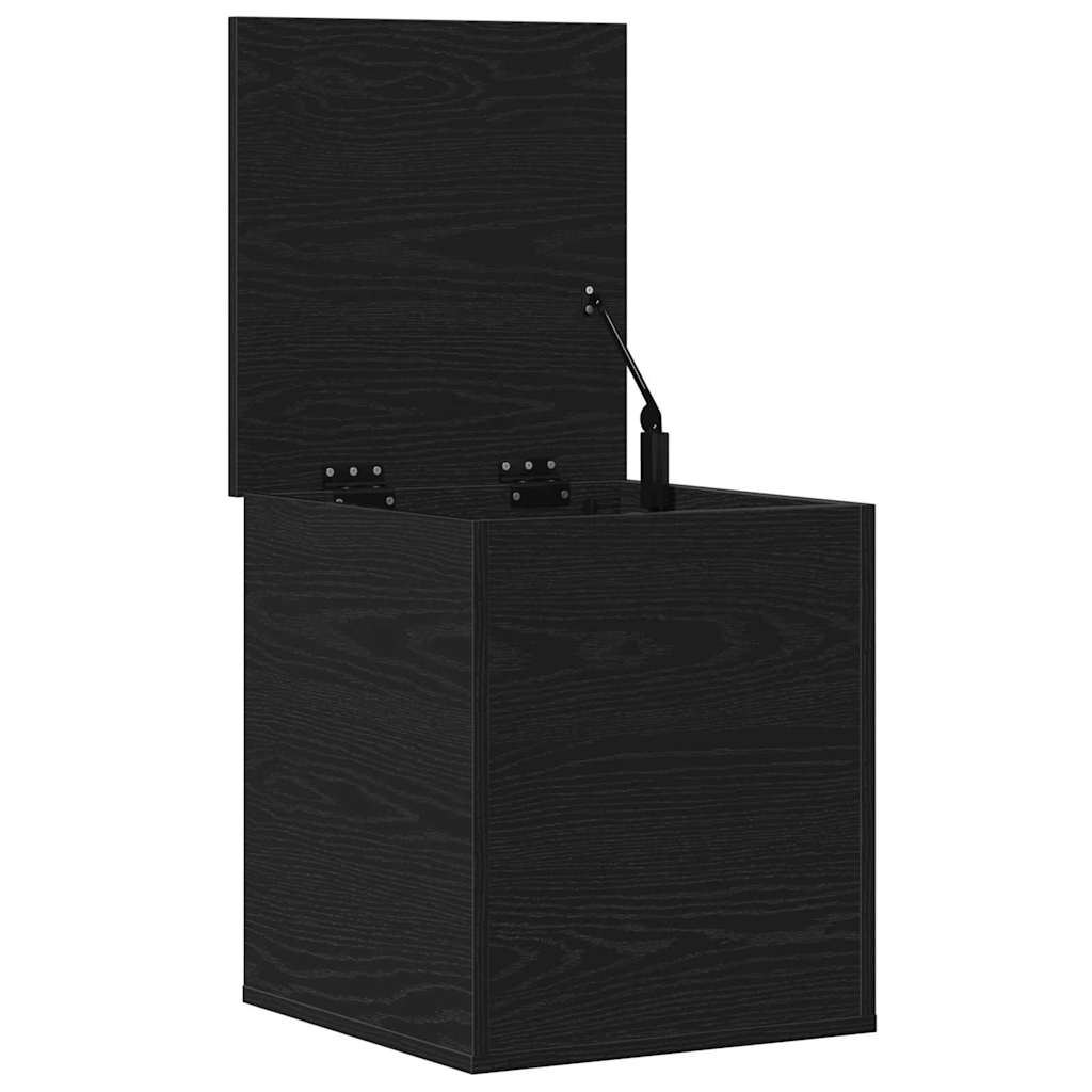 Lagringsboks Svart Eik 40 X 42 X 46 Cm Konstruert Tre