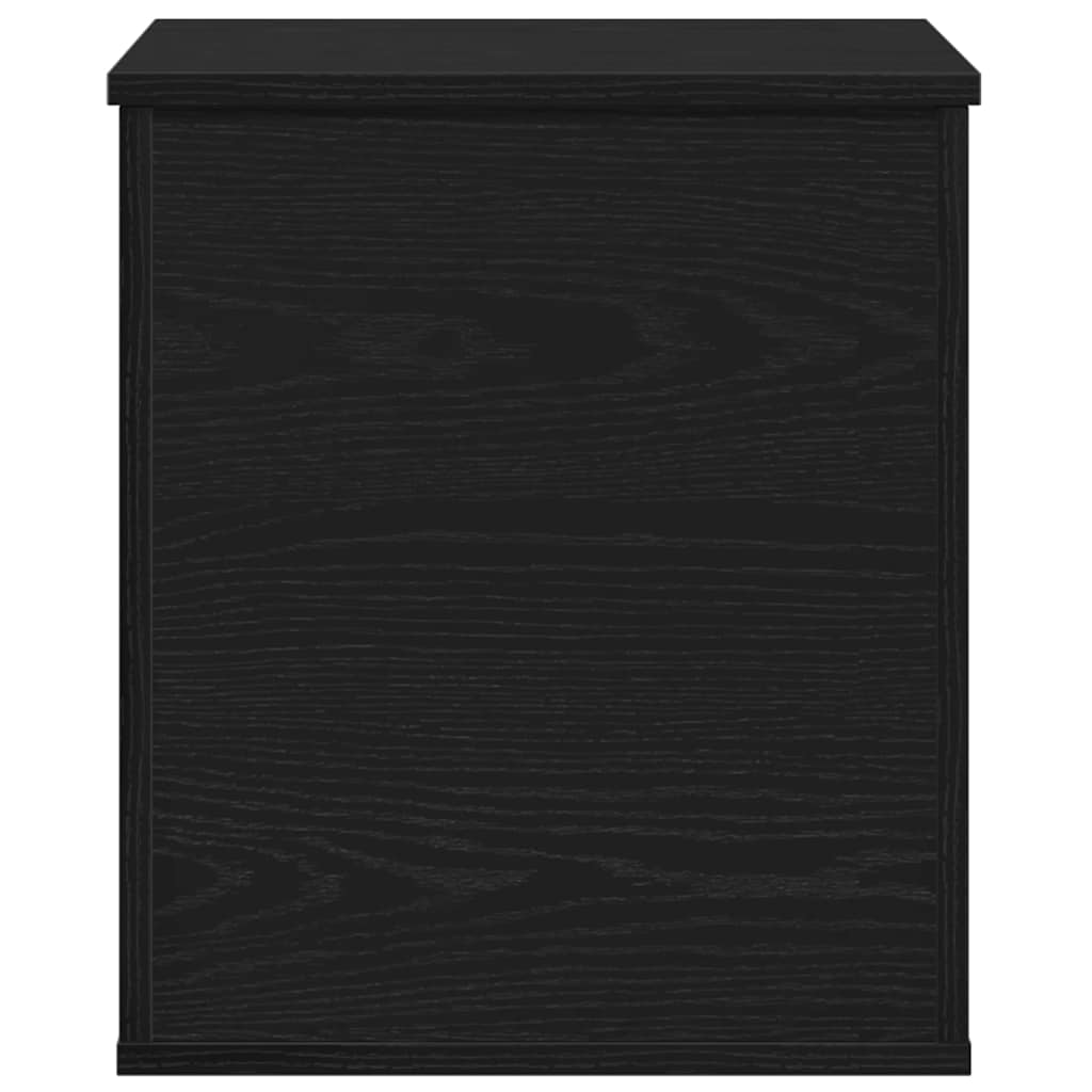 Lagringsboks Svart Eik 40 X 42 X 46 Cm Konstruert Tre