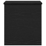 Lagringsboks Svart Eik 40 X 42 X 46 Cm Konstruert Tre