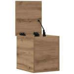 Lagringsboks Artisan Eik 30 X 35 X 35 Cm Konstruert Tre