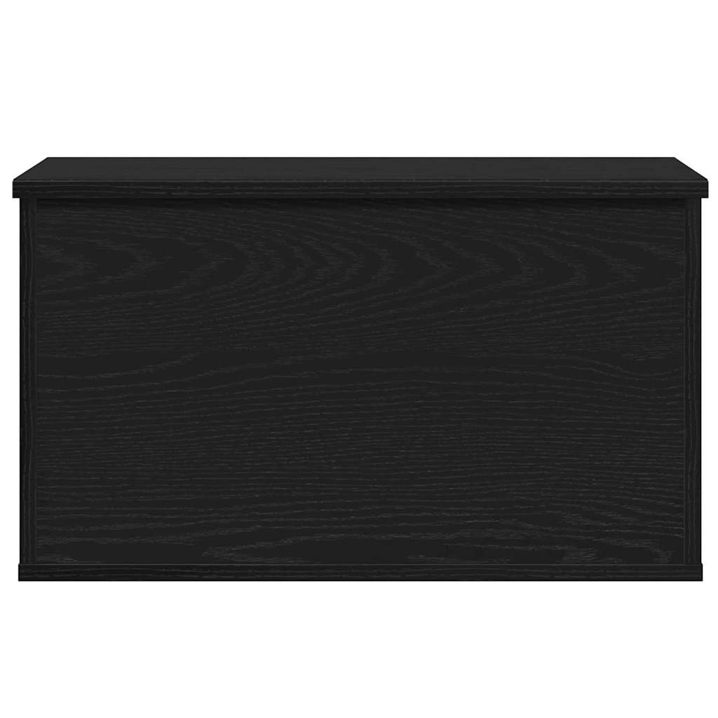 Lagringsboks Svart Eik 60 X 35 X 35 Cm Konstruert Tre