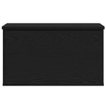 Lagringsboks Svart Eik 60 X 35 X 35 Cm Konstruert Tre