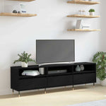 Tv-Skap Svart Eik 150 X 30 X 45 Cm Konstruert Tre