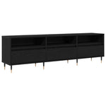 Tv-Skap Svart Eik 150 X 30 X 45 Cm Konstruert Tre