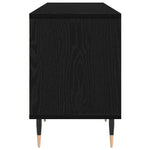 Tv-Skap Svart Eik 150 X 30 X 45 Cm Konstruert Tre