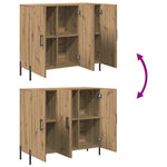 Serviesskap Artisan Eik 90 X 34 X 80 Cm Konstruert Tre