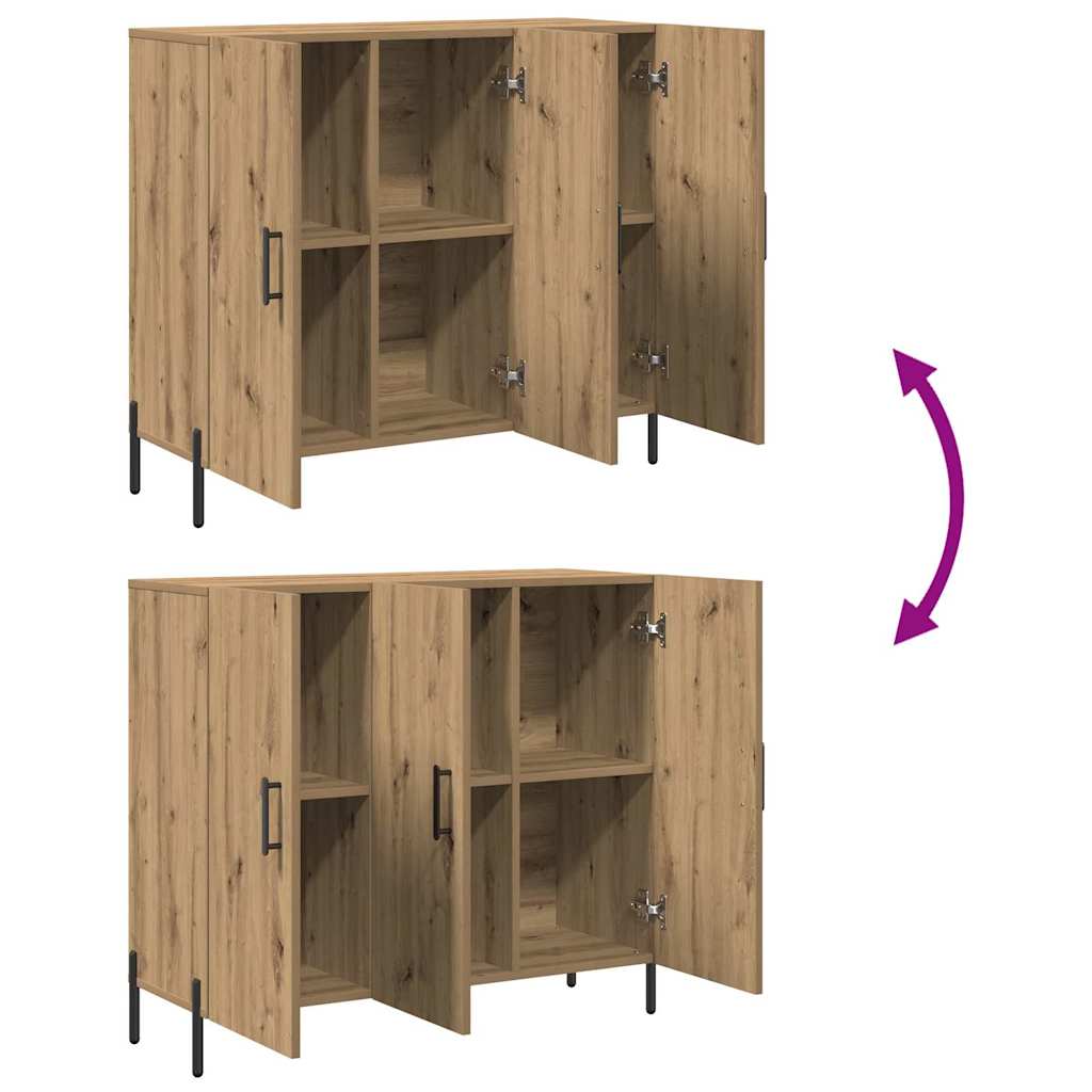 Serviesskap Artisan Eik 90 X 34 X 80 Cm Konstruert Tre