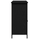 Serviesskap Svart Eik 100 X 35 X 75 Cm