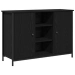 Serviesskap Svart Eik 100 X 35 X 70 Cm