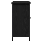 Serviesskap Svart Eik 100 X 35 X 70 Cm
