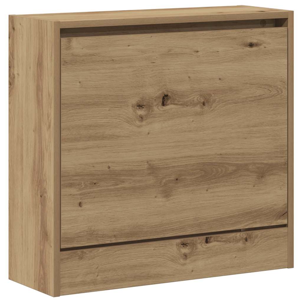Sko Skap Med Hylle Artisan Eik 60 X 21 X 57 Cm Konstruert Tre