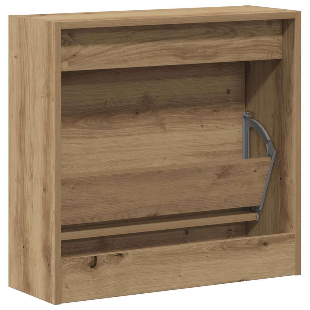 Sko Skap Med Hylle Artisan Eik 60 X 21 X 57 Cm Konstruert Tre