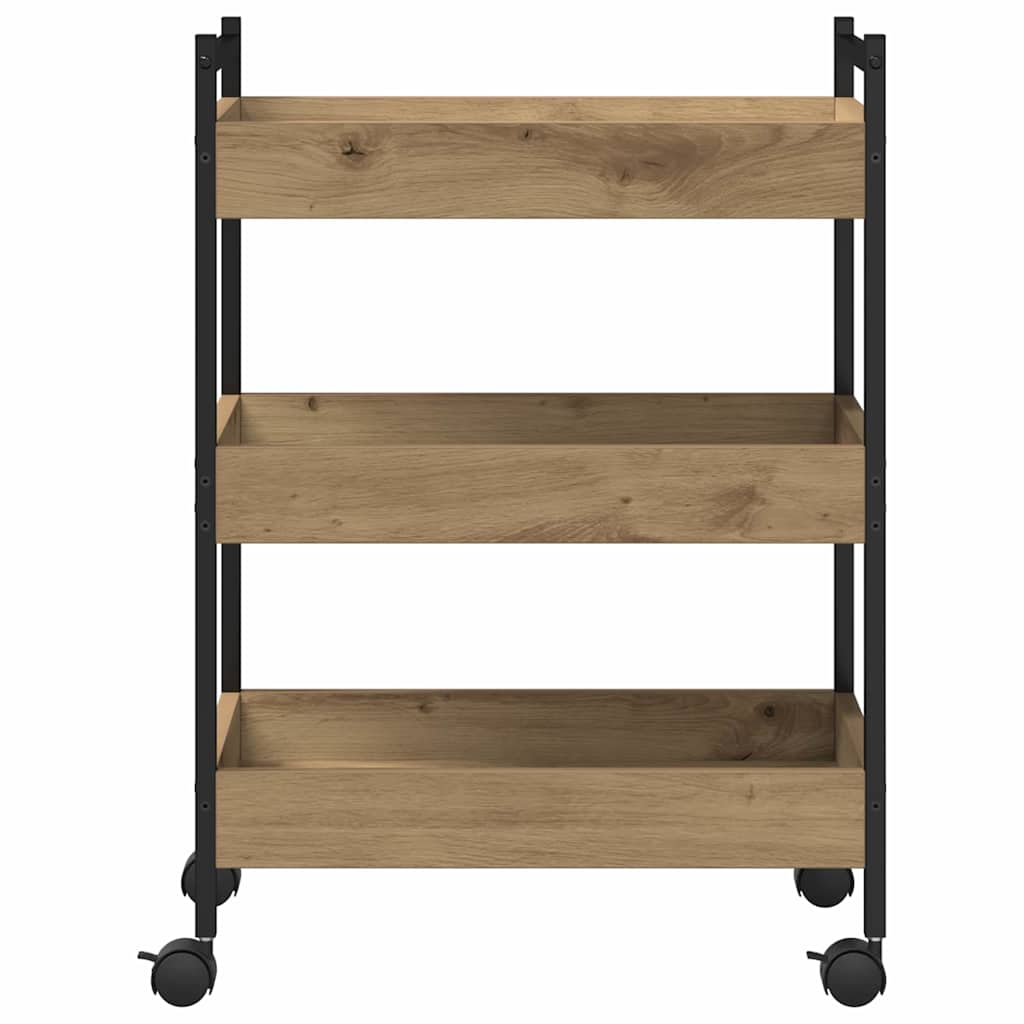 Kjøkkenvogn Artisan Eik 50 X 30 X 70 Cm Konstruert Tre