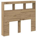 Hodegavl Med Hylle Artisan Eik 120 X 17 X 102 Cm Konstruert Tre