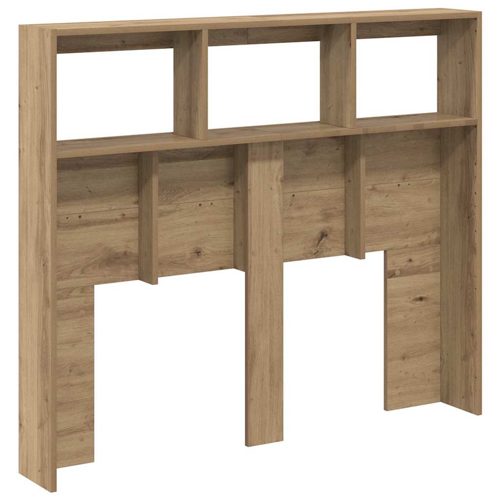 Hodegavl Med Hylle Artisan Eik 120 X 17 X 102 Cm Konstruert Tre