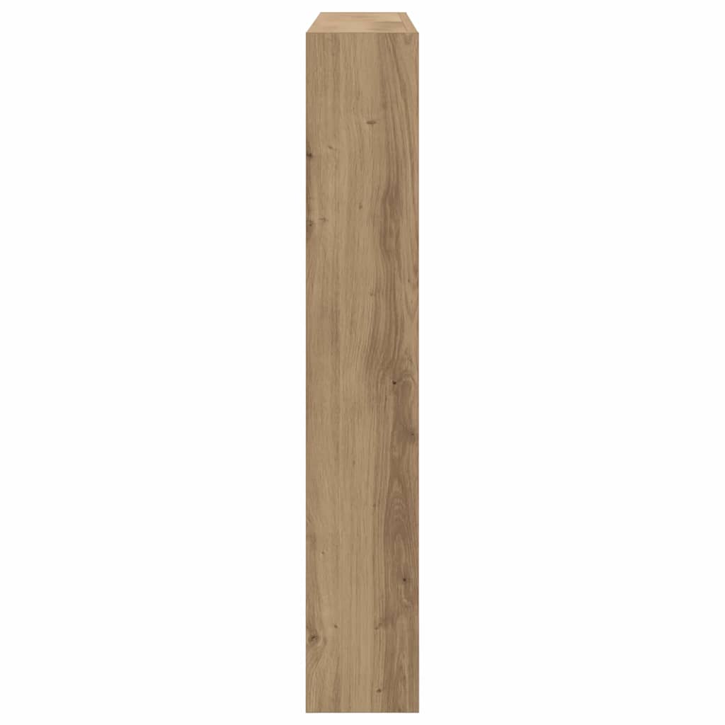 Hodegavl Med Hylle Artisan Eik 120 X 17 X 102 Cm Konstruert Tre