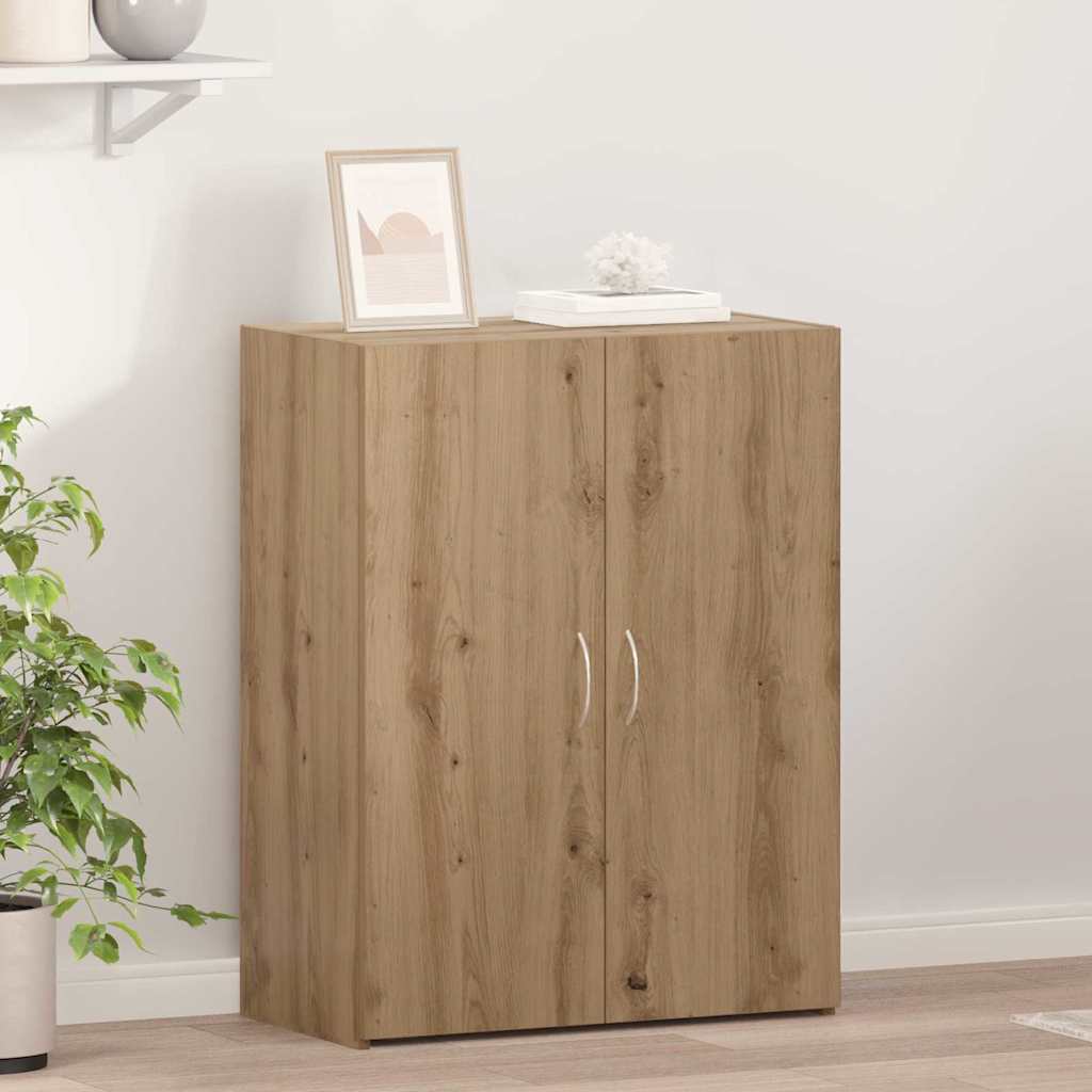 Kontorskap Med Dør Gammelt Tre 70 X 32 X 77.5 Cm Konstruert Tre