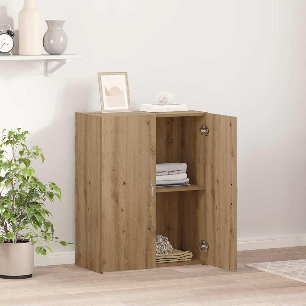Kontorskap Med Dør Gammelt Tre 70 X 32 X 77.5 Cm Konstruert Tre