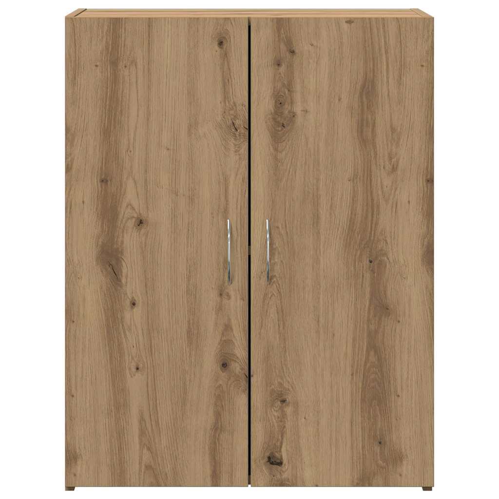 Kontorskap Med Dør Gammelt Tre 70 X 32 X 77.5 Cm Konstruert Tre