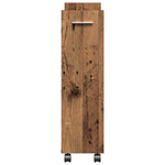 Kabinett Med Hjul Gammelt Tre 60 X 22 X 79 Cm