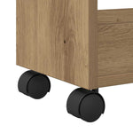 Kabinett Med Hjul Artisan Eik 60 X 22 X 79 Cm