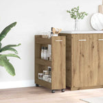 Kabinett Med Hjul Artisan Eik 60 X 22 X 79 Cm
