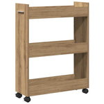 Kabinett Med Hjul Artisan Eik 60 X 22 X 79 Cm