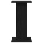 Planteholder 2 Pcs Svart Eik 30 X 30 X 60 Cm Konstruert Tre