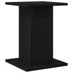 Planteholder 2 Pcs Svart Eik 30 X 30 X 40 Cm Konstruert Tre
