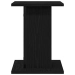 Planteholder 2 Pcs Svart Eik 30 X 30 X 40 Cm Konstruert Tre
