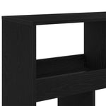 Bokskap 2 Pcs Svart Eik 100 X 33 X 187,5 Cm