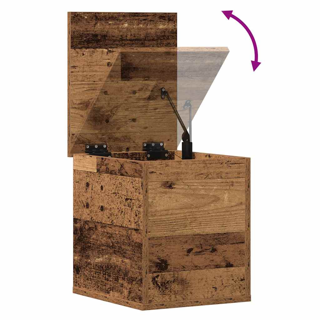 Lagringsboks Gamle Tre 30 X 35 X 35 Cm Konstruert Tre