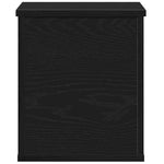 Lagringsboks Svart Eik 30 X 35 X 35 Cm Konstruert Tre