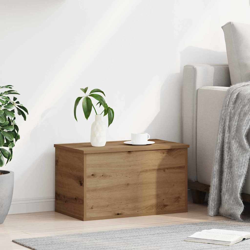 Lagringsboks Artisan Eik 60 X 35 X 35 Cm Konstruert Tre