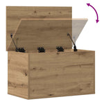 Lagringsboks Artisan Eik 60 X 35 X 35 Cm Konstruert Tre
