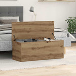Lagringsboks Artisan Eik 90 X 35 X 35 Cm Konstruert Tre