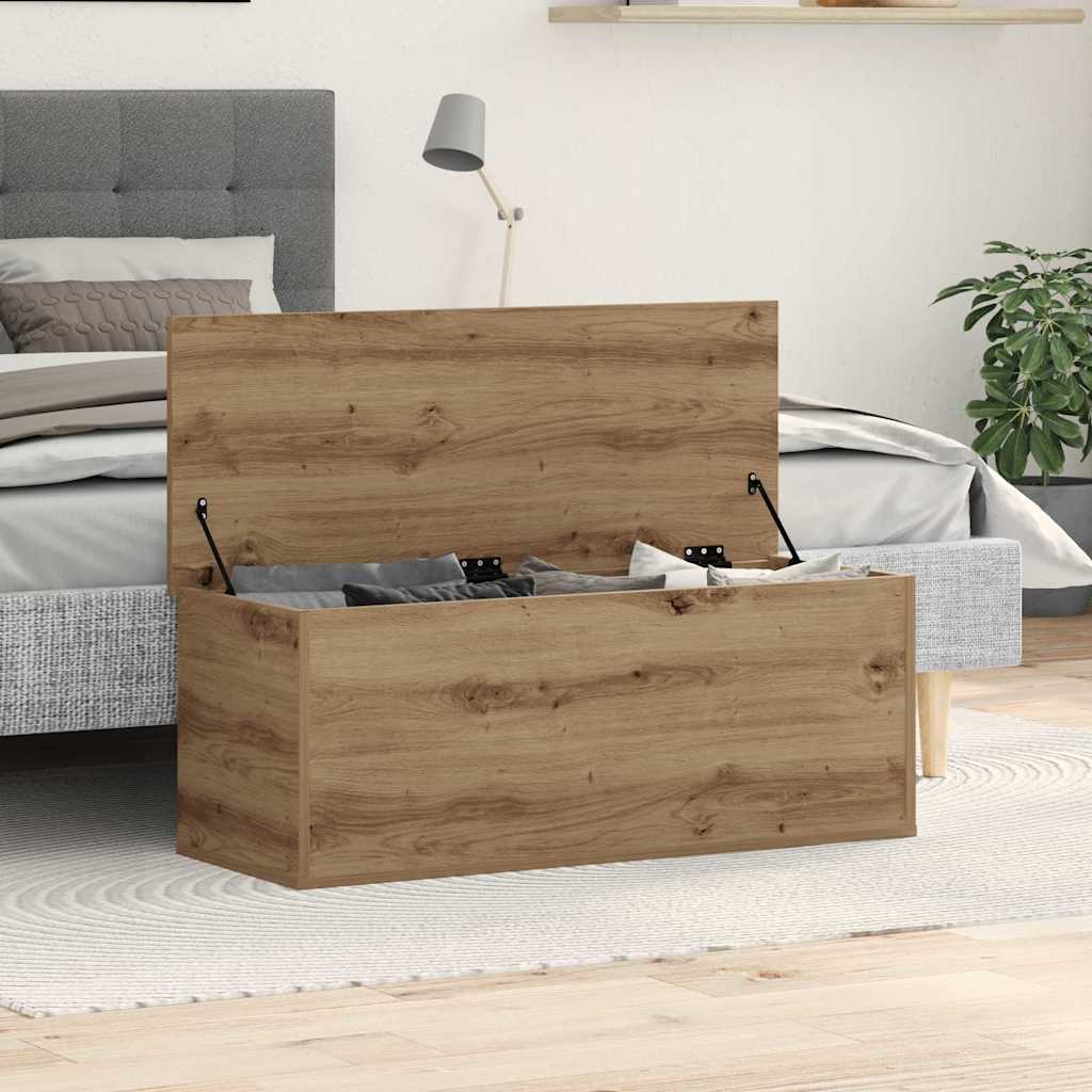 Lagringsboks Artisan Eik 90 X 35 X 35 Cm Konstruert Tre