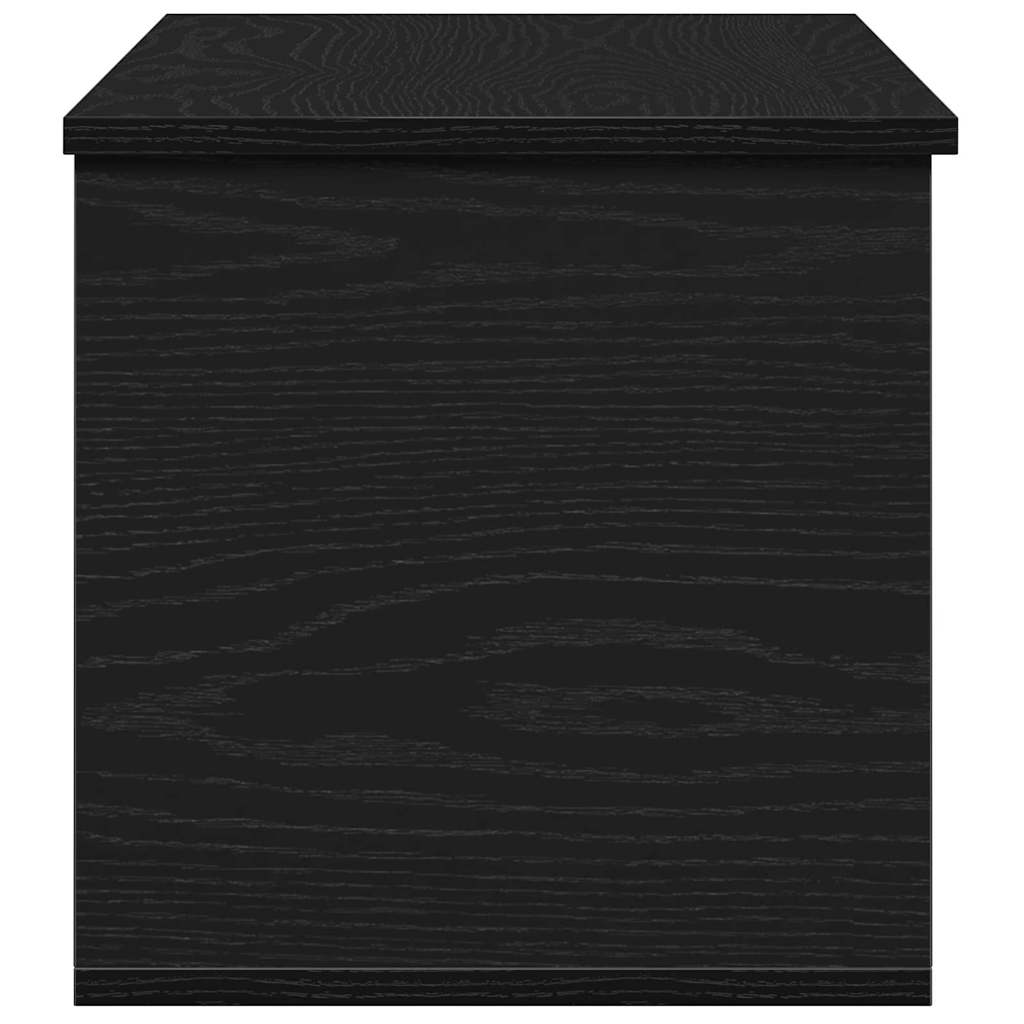 Lagringsboks Svart Eik 90 X 35 X 35 Cm Konstruert Tre