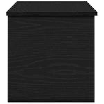 Lagringsboks Svart Eik 90 X 35 X 35 Cm Konstruert Tre