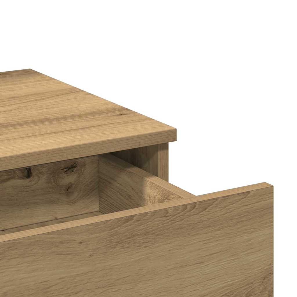 Sminkebord Artisan Eik 100 X 40 X 130 Cm Konstruert Tre