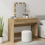Sminkebord Artisan Eik 100 X 40 X 130 Cm Konstruert Tre