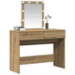 Sminkebord Artisan Eik 100 X 40 X 130 Cm Konstruert Tre