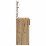 Sminkebord Artisan Eik 100 X 40 X 130 Cm Konstruert Tre