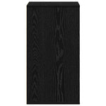 Skuffeskap Med Skuff Svart 40 X 41 X 76 Cm Konstruert Tre