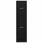 Apotekskap Svart Eik 30 X 41 X 118 Cm Konstruert Tre
