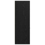 Apotekskap Svart Eik 30 X 41 X 118 Cm Konstruert Tre