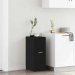 Apotekskap Svart Eik 40 X 41 X 77.5 Cm Konstruert Tre