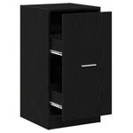 Apotekskap Svart Eik 40 X 41 X 77.5 Cm Konstruert Tre